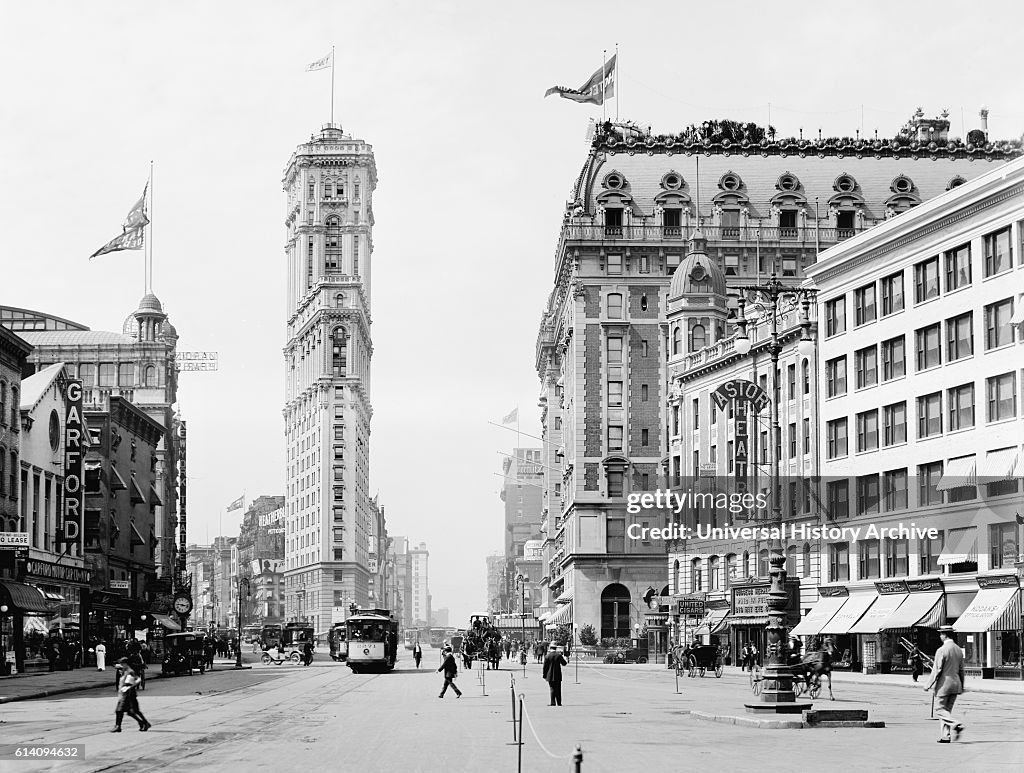 Times Square, New York City, USA, circa 1908