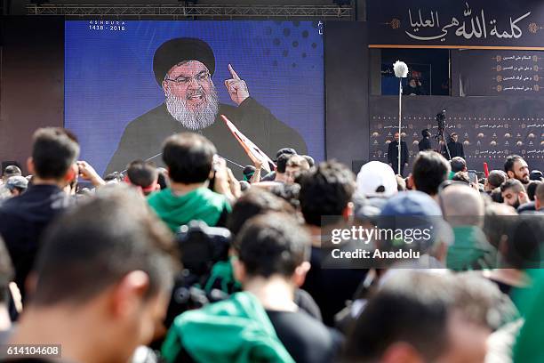 Hassan Nasrallah's image remains omnipresent across Beirut's Dahieh Hassan Nasrallah's image remains omnipresent across Beirut's Dahieh