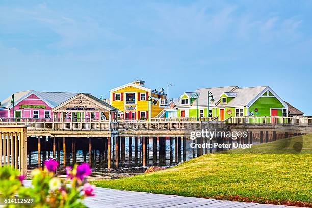 spinnakers landing, summerside, - summerside prince edward island stock pictures, royalty-free photos & images