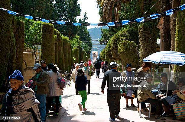 general cemetery in sucre bolivia - sucre stock pictures, royalty-free photos & images