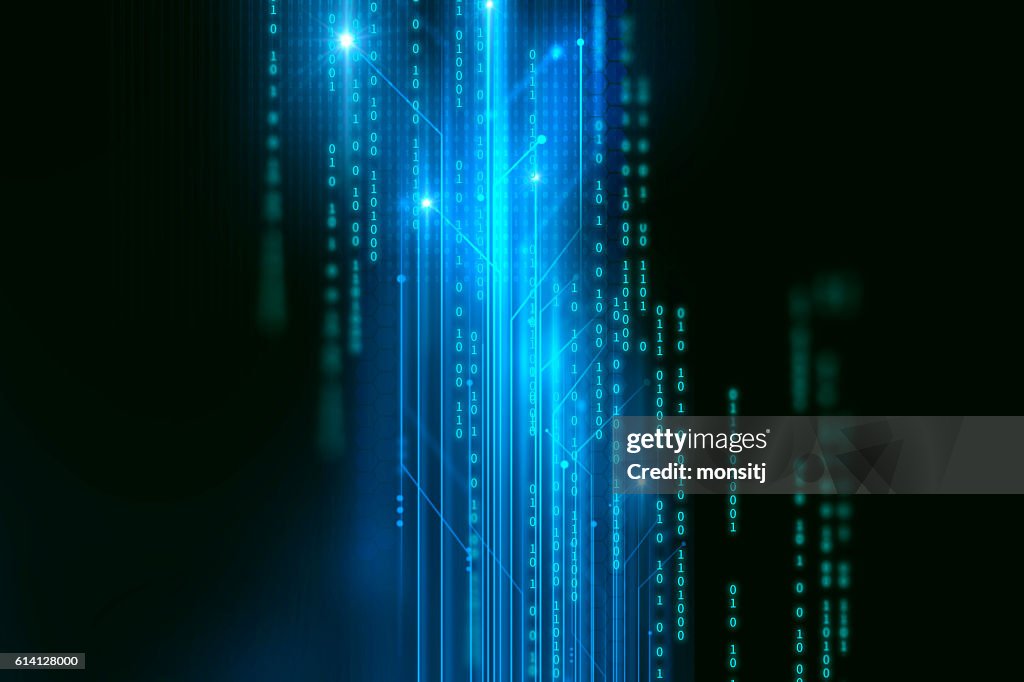Digital Code Number Abstract Technology Background High-Res Stock Photo ...