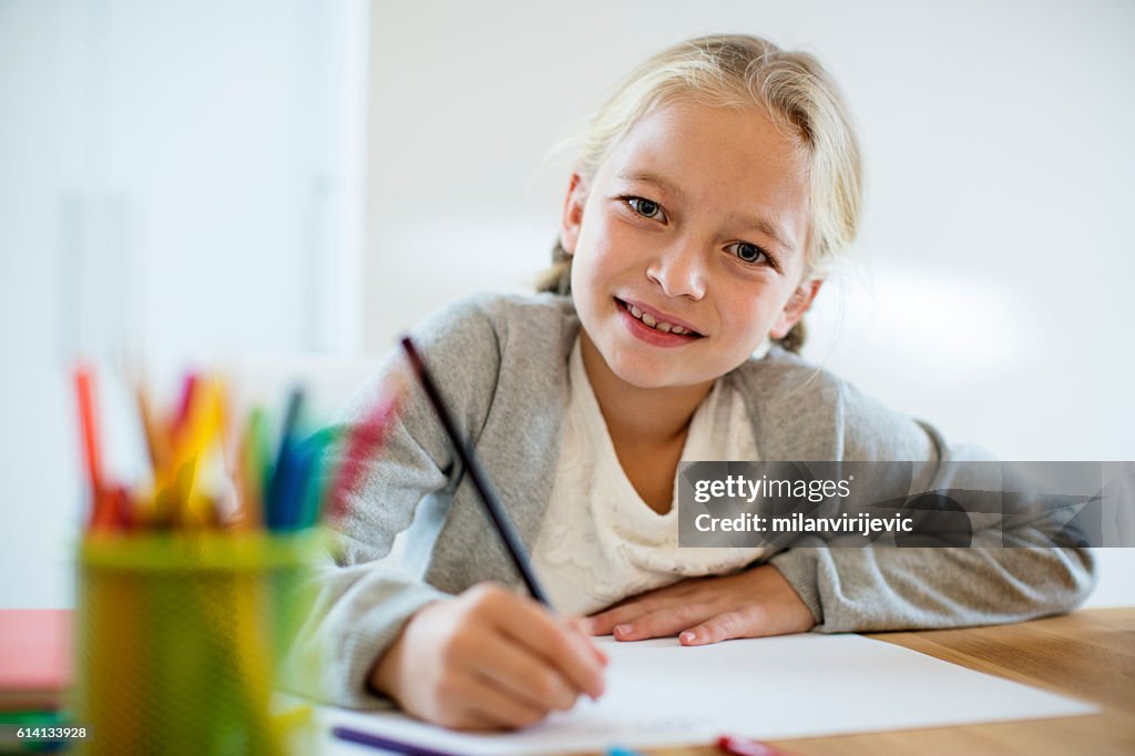 Pretty Homework Examples Pretty Girl Doing Her Homework High-Res Stock Photo - Getty Images