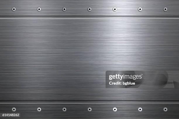 metal plate - metal texture - iron metal stock illustrations