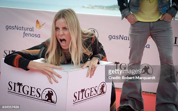 Sheri Moon poses during a photocall at the Sitges Film Festival 2016 on October 12, 2016 in Sitges, Spain.