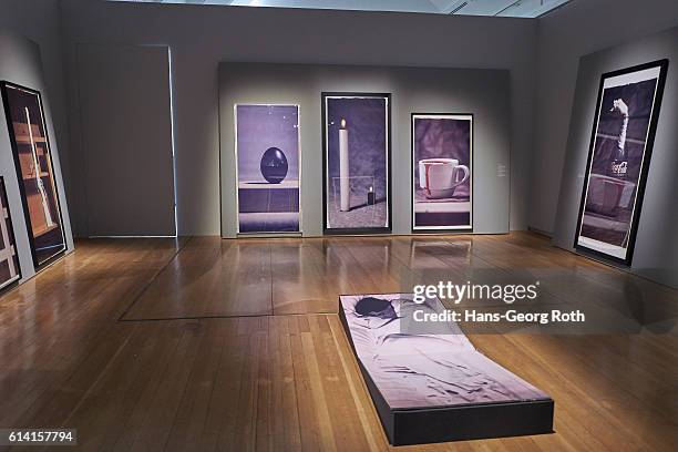 General view during the 'Ulay Life-Sized' exhibition preview at Schirn Kunsthalle on October 12, 2016 in Frankfurt am Main, Germany.