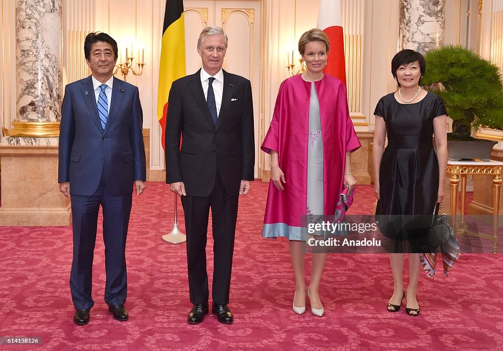 Belgium's King Philippe and Queen Mathilde in Tokyo