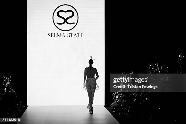 Models walk the runway at the Selma State show during Mercedes-Benz Fashion Week Istanbul at Zorlu Center on October 12, 2016 in Istanbul, Turkey.