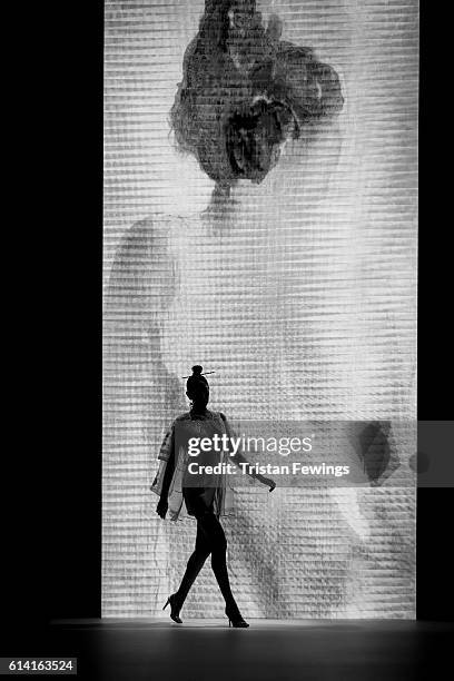 Models walk the runway at the Selma State show during Mercedes-Benz Fashion Week Istanbul at Zorlu Center on October 12, 2016 in Istanbul, Turkey.