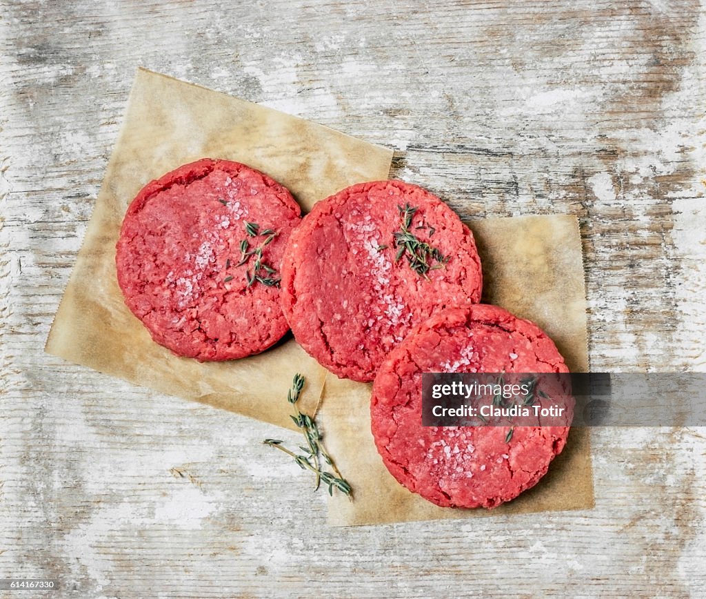 Burger steak cutlets
