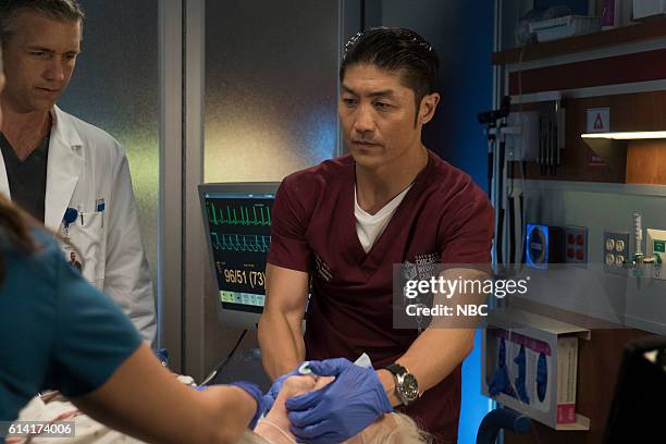 Extreme Measures" Episode 205 -- Pictured: Jeff Hephner as Jeff Clarke, Brian Tee as Ethan Choi --