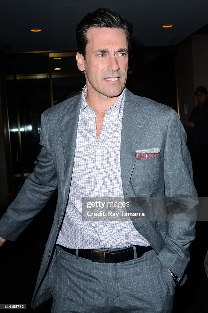 Celebrity Sightings in New York City - October 12, 2016