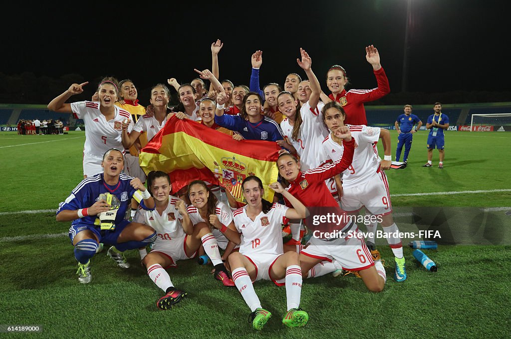 Germany v Spain: Quarter Final - FIFA U-17 Women's World Cup Jordan 2016