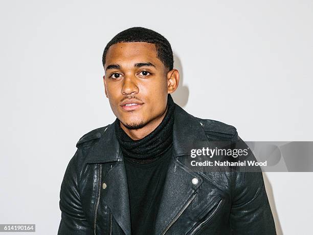 Filipino-American professional basketball player for the Los Angeles Lakers Jordan Clarkson is photographed for GQ.com on June 28, 2016 in Los...
