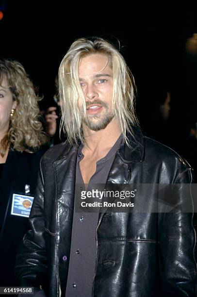 Actor Brad Pitt attends the "Interview with the Vampire: The Vampire Chronicles" Westwood Premiere on November 9, 1994 at the Mann Village Theatre in...