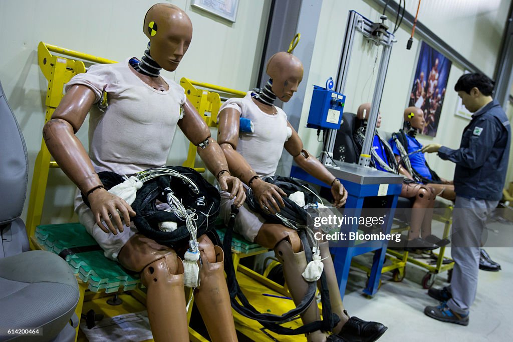 Vehicle Crash Test At The Korea Automobile Insurance Repair Research And Training Center (KART)
