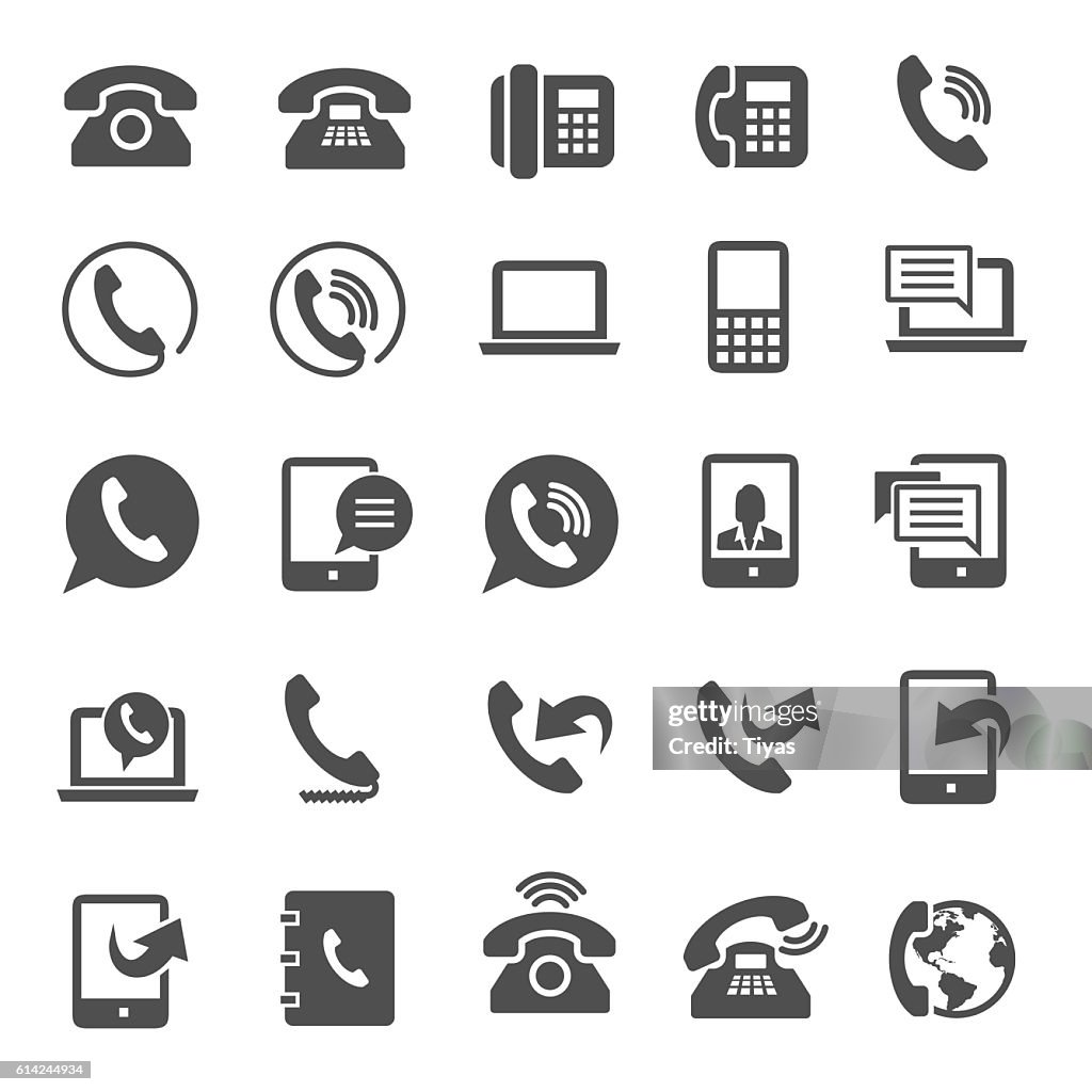 Phone icons