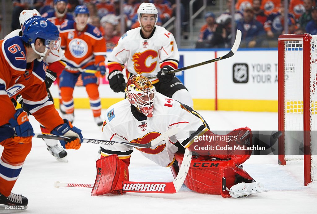 Calgary Flames v Edmonton Oilers