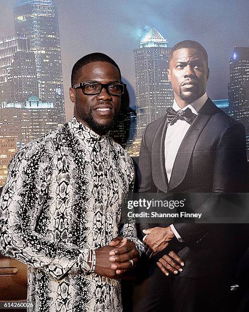 Actor/comic Kevin Hart walks the red carpet for the screening of his concert film, "What Now?" at Regal Gallery Place on October 12, 2016 in...