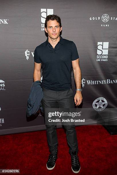 James Marsden attends the New Orleans premiere of 'LBJ' at The Orpheum Theatre on October 12, 2016 in New Orleans, Louisiana.