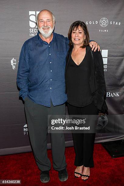 Director Rob Reiner and Michele Reiner attend the New Orleans premiere of 'LBJ' at The Orpheum Theatre on October 12, 2016 in New Orleans, Louisiana.