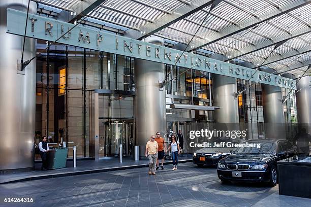 Trump International Hotel & Tower entrance.
