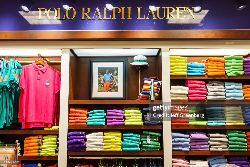 Polo Ralph Store Polo Ralph Lauren clothing in Bloomingdale's department store. News ...