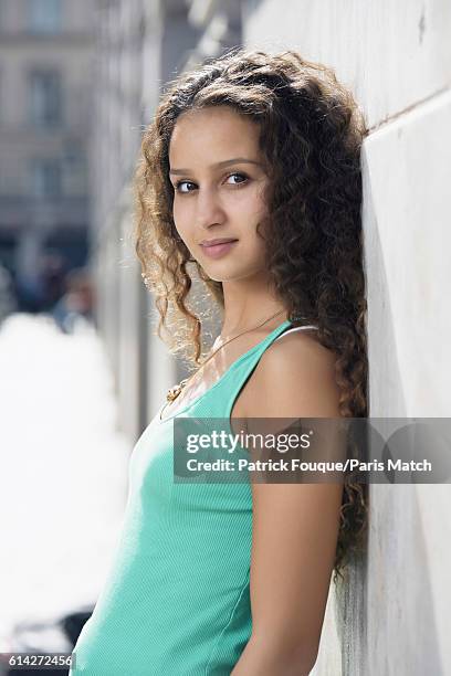 Actor Oulaya Amamra is photographed for Paris Match on September 22, 2016 in Paris, France.