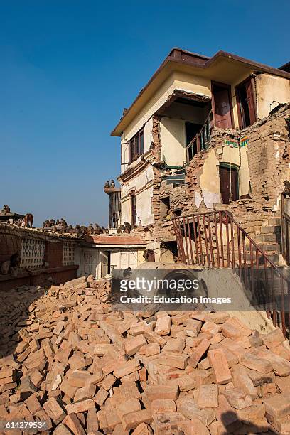Nepal, Kathmandu, one year after the earthquake.