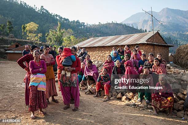 Nepal, Nuwakot district, one year after the earthquake.