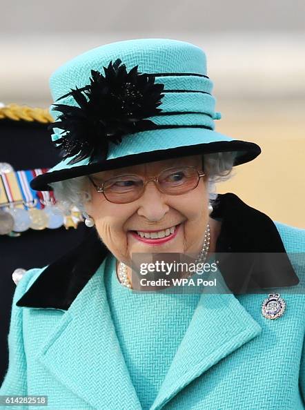 The Queen Visits The Corps Of Royal Engineers At Brompton Barracks In Celebration Of Their 300th Anniversary The Queen Visits The Corps Of Royal Engineers At Brompton Barracks In Celebration Of Their 300th Anniversary