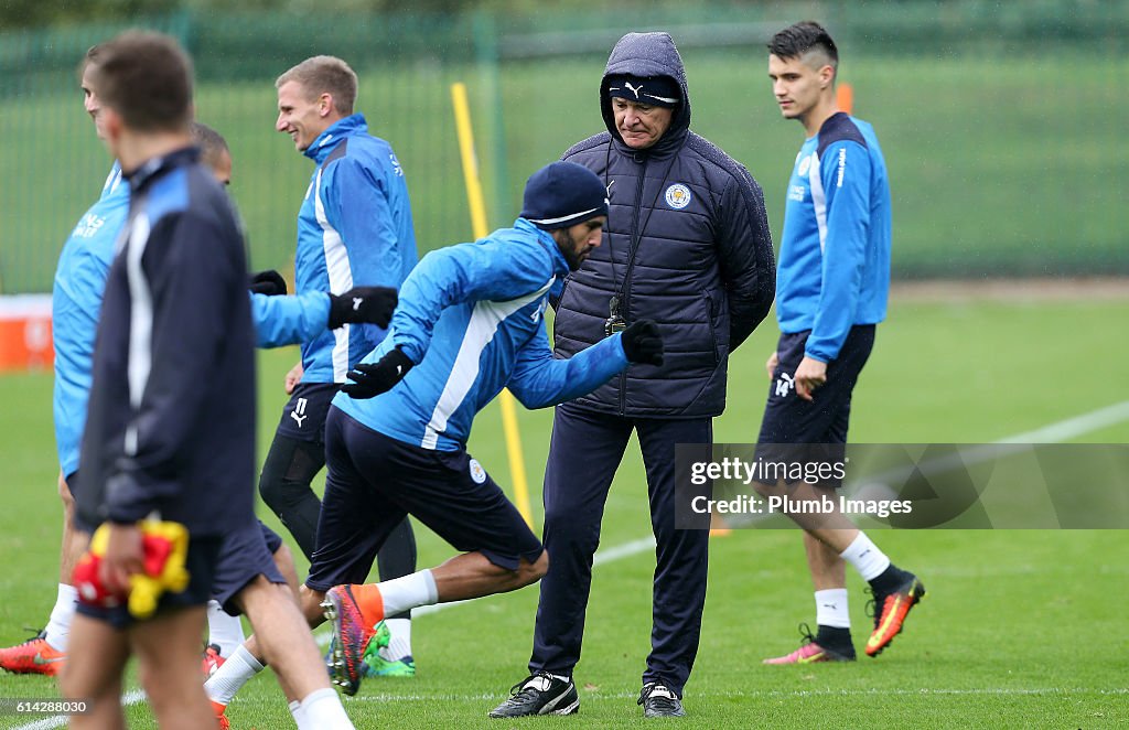 Leicester City Training and Press Conference