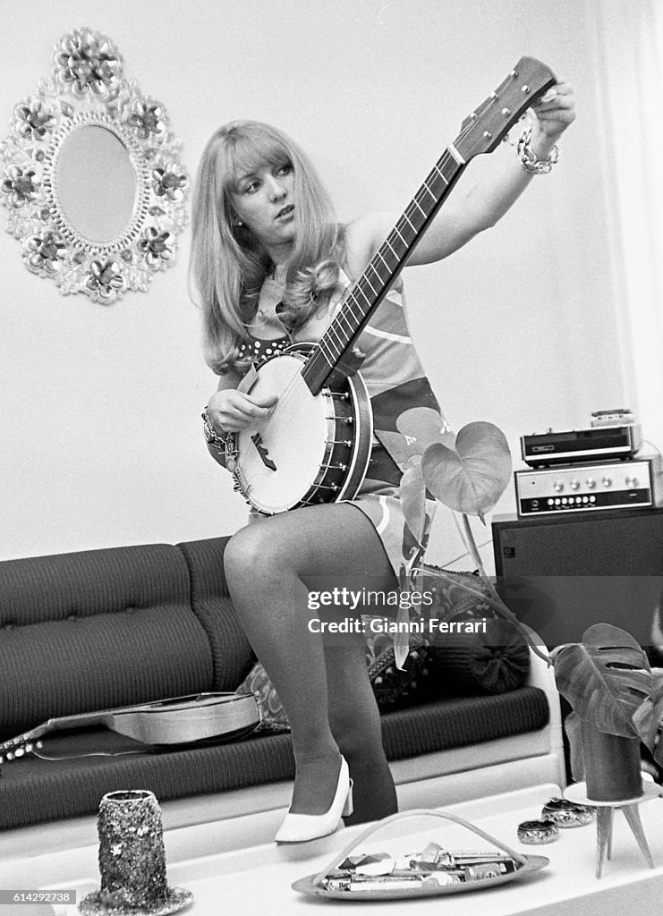 The Scottish singer Sally Carr Madrid, Spain. . News Photo - Getty Images