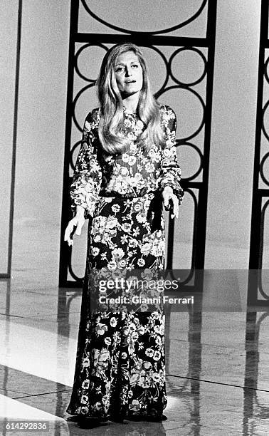 The French singer Dalida Madrid, Spain. .