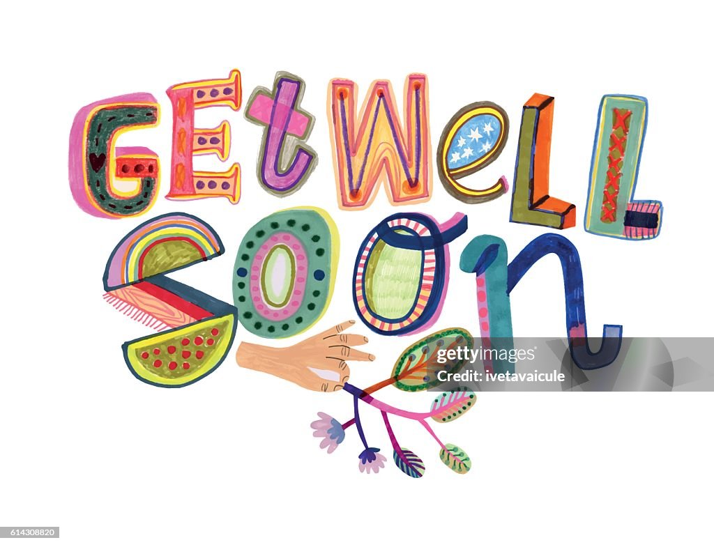 Get well soon message (en)