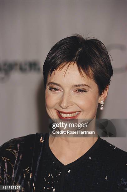 Italian actress Isabella Rossellini at the CFDA Awards at the Hotel Cipriani, New York City, February 1998.