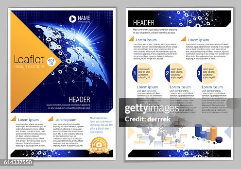 Leaflet Examples Readable Leaflet Design Example High-Res Vector Graphic - Getty Images