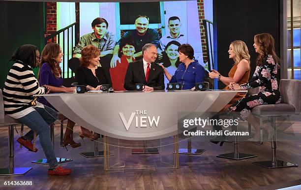 On THURSDAY, OCTOBER 13, the Political View welcomes Senator Tim Kaine in his first appearance on the Walt Disney Television via Getty Images talk...