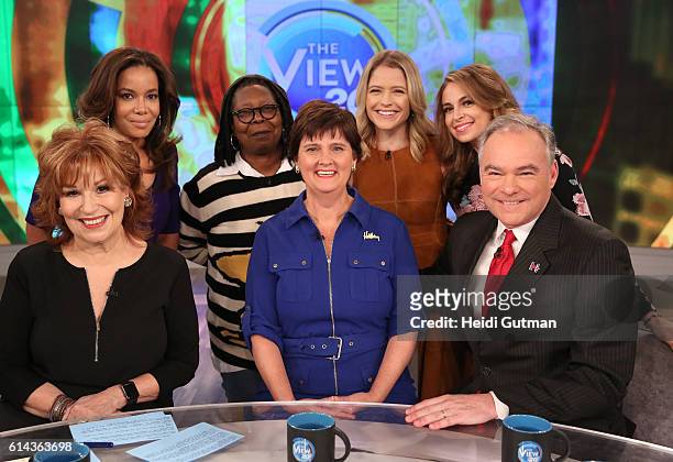 On THURSDAY, OCTOBER 13, the Political View welcomes Senator Tim Kaine in his first appearance on the Walt Disney Television via Getty Images talk...