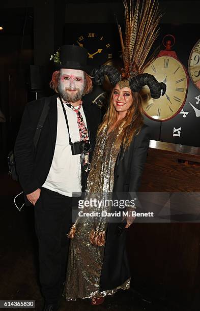 Greg Williams and Alice Temperley attend the Unicef UK Halloween Ball, raising vital funds to support Unicef's life-saving work for Syrian children...