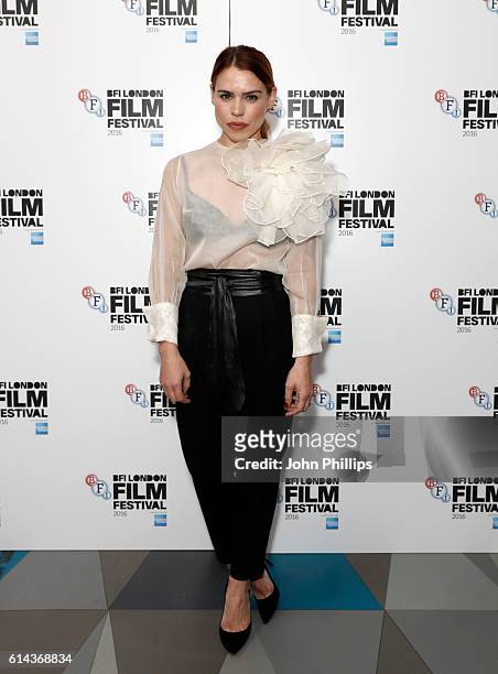 Actress Billie Piper attends the 'City Of Tiny Lights' screening in association with Mobo Films during the 60th BFI London Film Festival at...