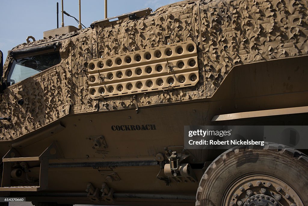 British Army MRAPs In Kabul