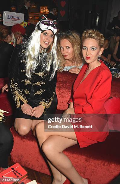 Princess Beatrice of York, Martha Ward and Sabine Getty attend the Unicef UK Halloween Ball, raising vital funds to support Unicef's life-saving work...