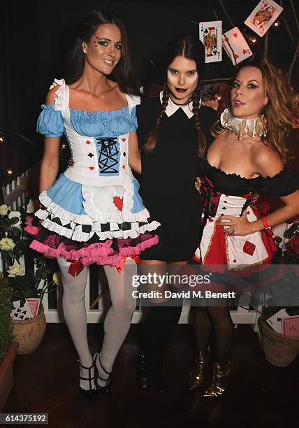 Kim Johnson, Sarah Ann Macklin and Juliet Angus attend the Unicef UK Halloween Ball, raising vital funds to support Unicef's life-saving work for...