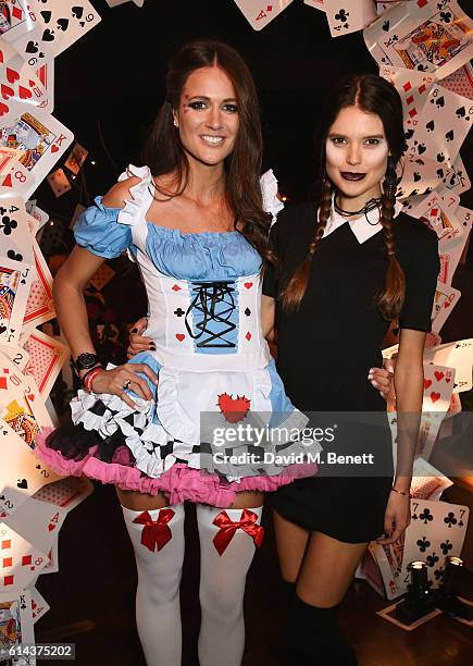 Kim Johnson and Sarah Ann Macklin attend the Unicef UK Halloween Ball, raising vital funds to support Unicef's life-saving work for Syrian children...