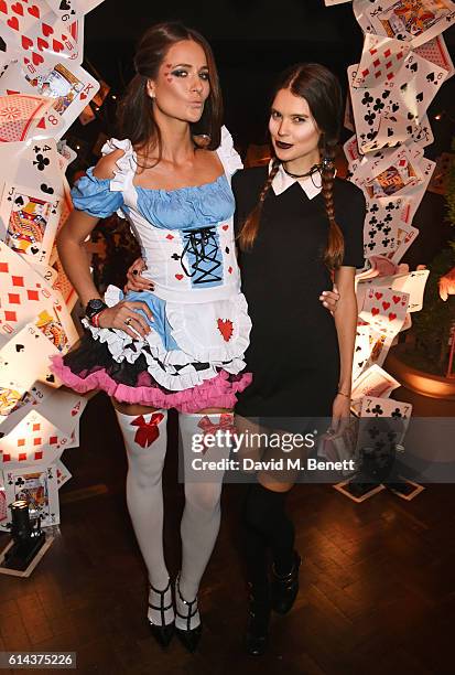 Kim Johnson and Sarah Ann Macklin attend the Unicef UK Halloween Ball, raising vital funds to support Unicef's life-saving work for Syrian children...