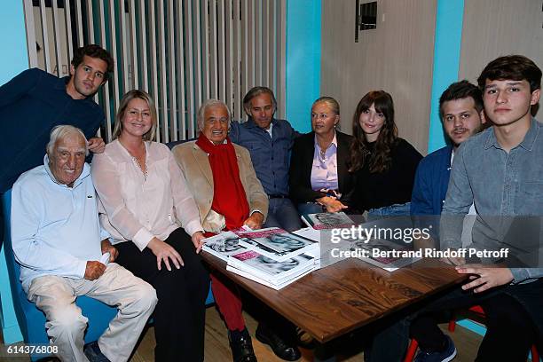 Victor Belmondo , actor Charles Gerard, Luana Belmondo , actor Jean-Paul Belmondo, his son Paul Belmondo, Jean-Paul's daughter Florence Belmondo, her...