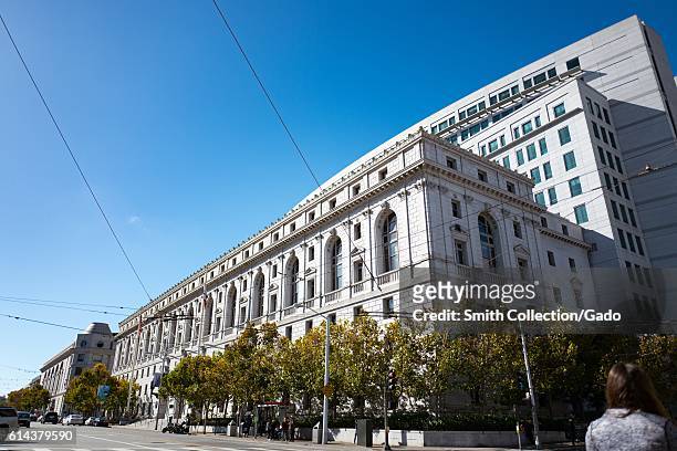 Facade of the Supreme Court of California, in the Civic Center neighborhood of San Francisco, California, October 2, 2016. .