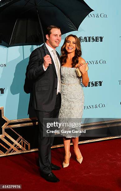 Stuart Webb, Kate Ritchie arrive at the "Great Gatsby" Australian Premiere at Hoyts Entertainment Quarter on May 22, 2013 in Sydney, Australia