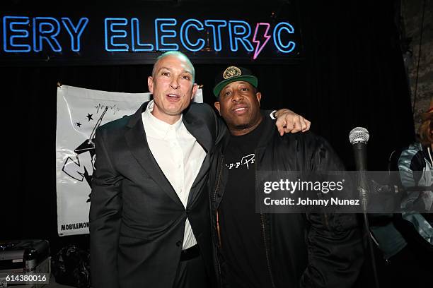 Dante Ross and DJ Premier attend Dante Ross' Birthday Celebration at Bowery Electric on October 11, 2016 in New York City.