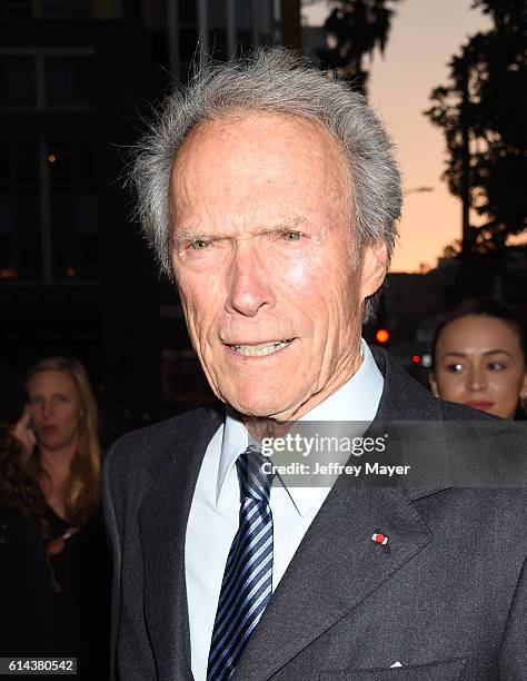 Director/producer Clint Eastwood attends the screening of Warner Bros. Pictures' 'Sully' at the Director's Guild of America on September 8, 2016 in...